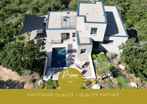 Figari Villa | Villa architecte vue mer et maquis