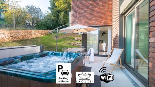 Sarlat-la-Caneda Historic Center Villa | Villa Côté Ouest avec Jacuzzi Privatif