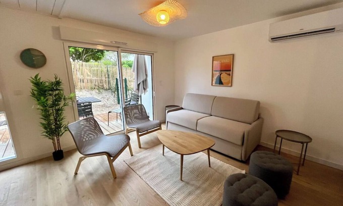 Lacanau-Ocean Villa | Villa Cano 8 people 250m from the Ocean Plage Sud