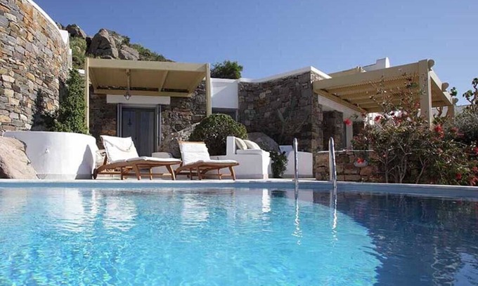 Maragas Villa | Villa 'Cave' 3 pax Infinity Pool Beach Hotel Villa Paradise Naxos