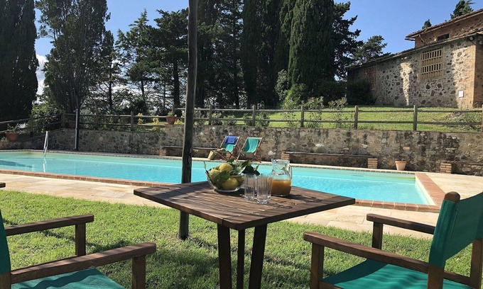 Pomarance Villa | Villa in Montegemoli with 7 bedrooms sleeps 13