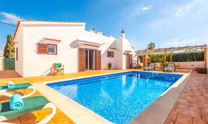 Cala en Porter Villa | Villa Mari: Large Private Pool, Walk to Beach, A/C, WiFi, Car Not Required