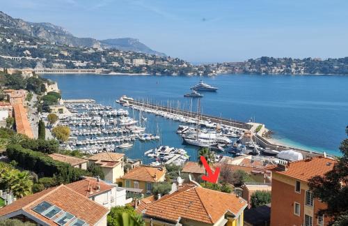 Villefranche-sur-Mer Villa | Villa Mi Rancho Vue mer - Wifi, Parking, Jardin