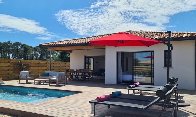 Vensac House | Villa Neuve Vendays Montalivet Vensac Océan à 10min de la mer et Marché à Pied
