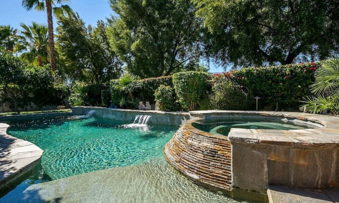 La Quinta House | Villa Puerta Azul · Backyard Oasis at Puerta Azul