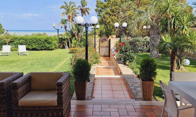 Mazzaforno Villa | VILLA SANTINA - CEFALù - SEA VIEW AT 150 FROM THE BEACH WITH PRIVATE ACCESS.