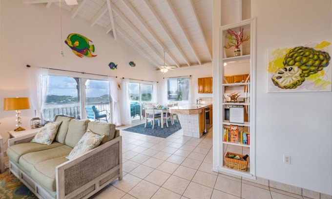 Estate San Soucci Villa | Villa Sugarapple: 2 King BR, AC, pool, near beach and town
