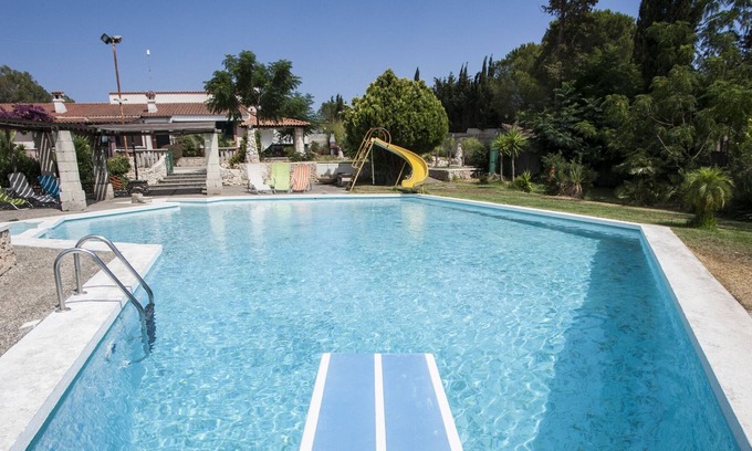 Specchia Villa | Villa with large pool and jacuzzi for large group m350