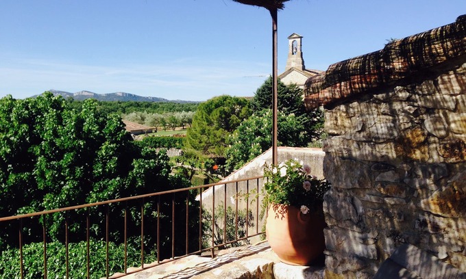 Fons-sur-Lussan House | Village house with garden and terrace with view