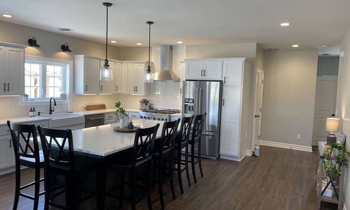 Ellicottville Condo | Village retreat, new condo loaded with amenities hot tub, fire pit, game room