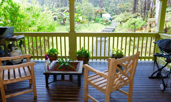 Volcano House | Volcano One - Modern Studio with Lanai near Volcano National Park