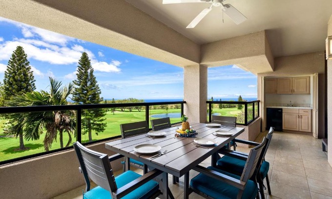 Waikoloa House | Waikoloa Fairways #A310: Top Floor,Breathtaking Lake, Golf Course&Ocean Views