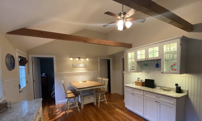 Campground Landing Cottage | Walk to Campground beach! Renovated July 2018 w/A/C & Heat - BEAUTIFUL updates!