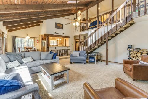 Angel Fire House | Walk to Lake and Trails Angel Fire Home with Deck!