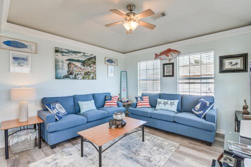 Surfside Beach House | Walk to Shore Surfside Beach Home with Balcony!