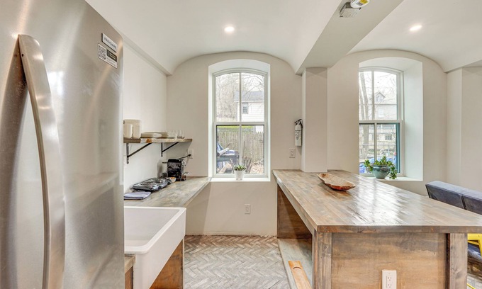 Connelly Apartment | Walk to Waterfront: Chic Hudson Valley Garden Apt