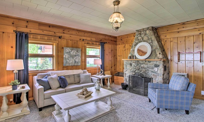 East Gull Lake House | Waterfront Gull Lake Getaway w/ Dock & Yard!