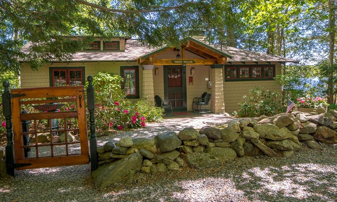 Lincolnville Cottage | Waterfront home with pond views - dock, canoe, washer/dryer & full kitchen