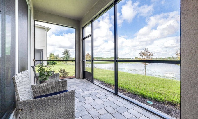 Lutz House | Waterview Luxury Retreat – Spacious Home in Resort Community w/Onsite Pool!
