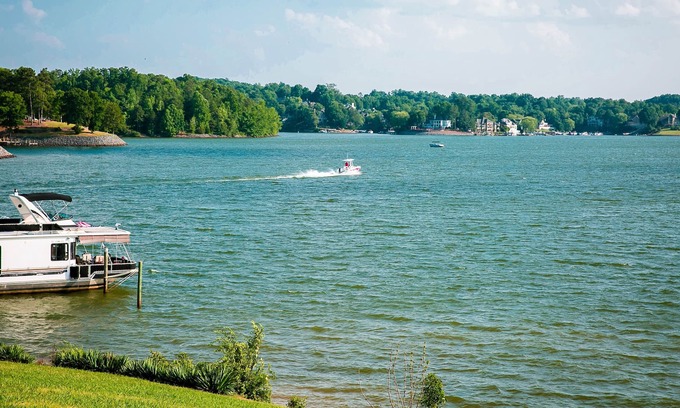 Steele Creek House | Waterview Two Bedroom Cabin #26 at Long Cove Resort by Redawning