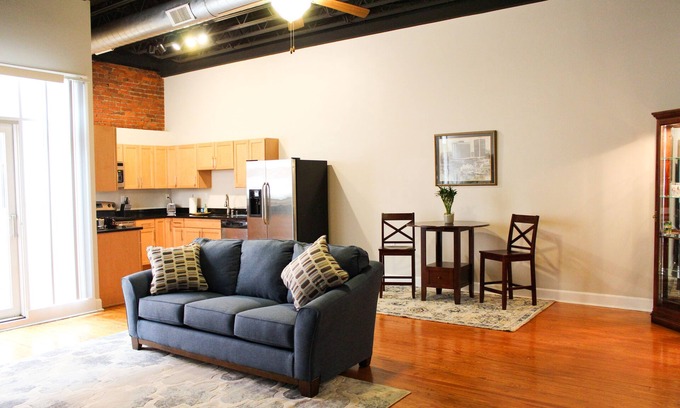 West Main Historic District Condo | Welcome to the River City Loft!