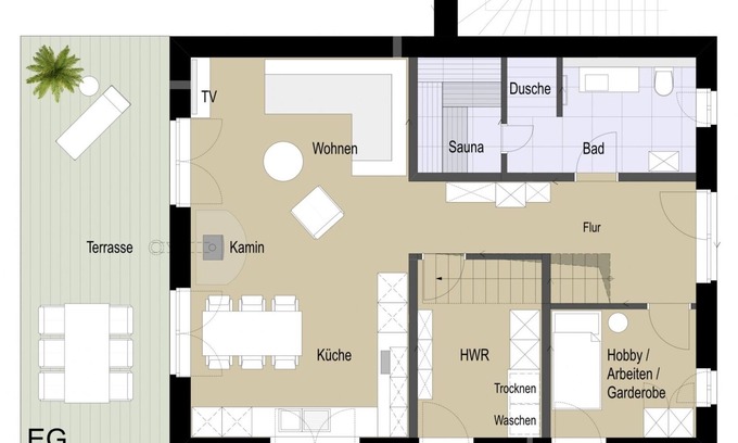 Lemkendorf House | Wellnesshaus Strandläufer on Fehmarn - luxurious vacation home with sauna and garden