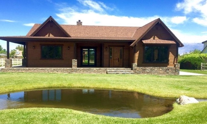 West Bishop House | Western Inspired Lodge on Acreage