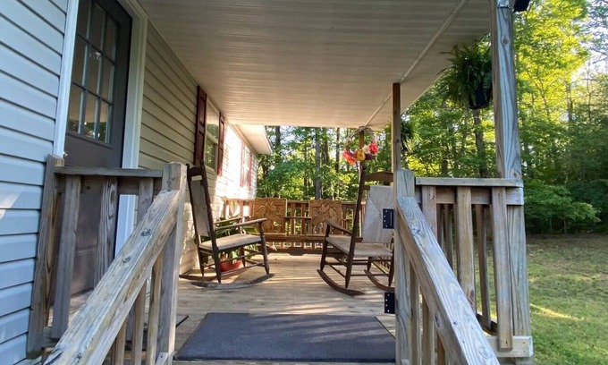 Muddy Pond Cottage | Wildflower In the Wood: 20 wooded acres to hike