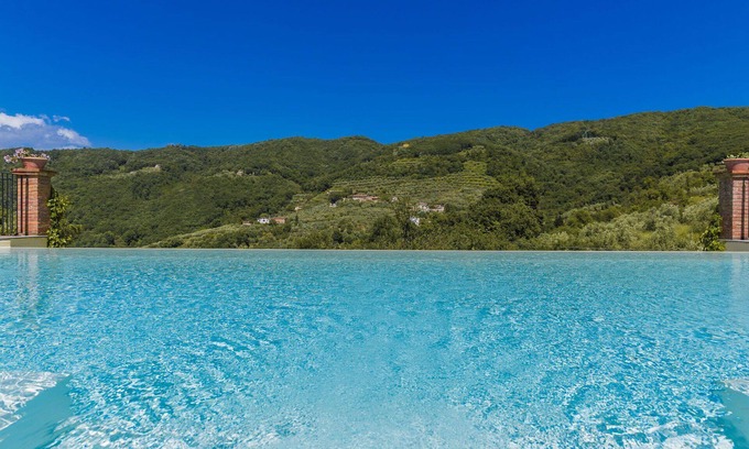 Monsummano Terme Villa | Wonderful private villa with A/C, private pool, hot tub, WIFI, TV, patio and panoramic view