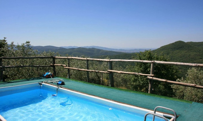 Subbiano Villa | Wonderful private villa for 2 guests with WIFI, private pool, A/C, TV and parking, close to Arezzo