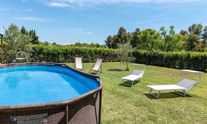 Scarlino House | Wonderful private villa with private pool, A/C, WIFI, TV, terrace, pets allowed and parking