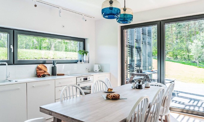 Mragowo House | Wonderful private villa for 8 people with WIFI and patio