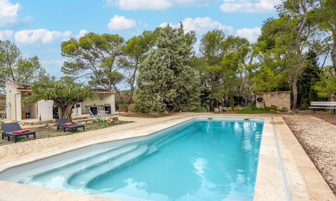 Azillanet House | Wonderful villa for 2 guests with A/C, WIFI, private pool, TV, terrace and panoramic view