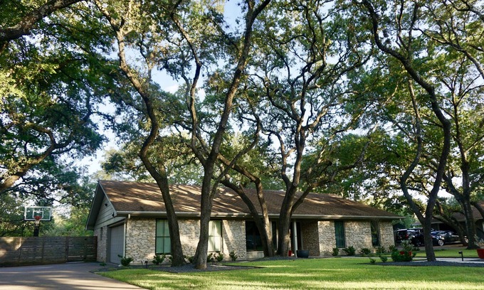 Westover Hills House | Wooded Northwest Hills Ranch Style Home with Swimming Pool