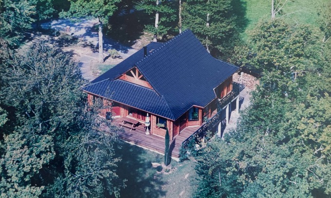 Lasseube House | Wooden chalet with Pyrenees view