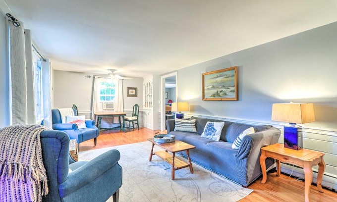 West Yarmouth House | Yarmouth Cottage with Grill and Yard, Walk to Beach