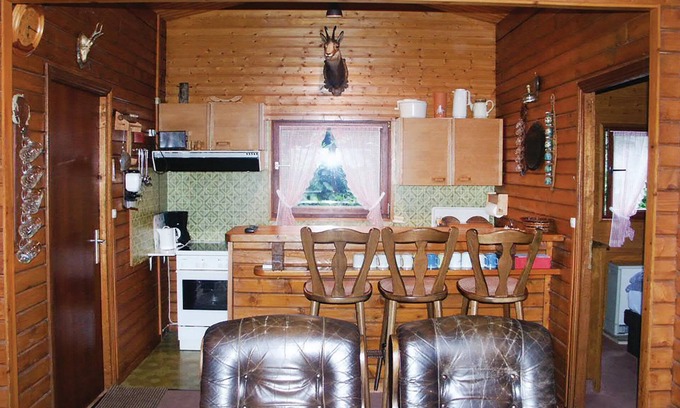 Luxembourg Ardennes House | You have a breathtaking view of the Bourscheid castle from this chalet in Schlindermanderscheid.