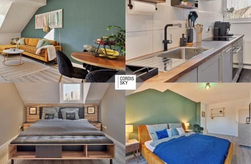 Ruettenscheid Apartment | Zeche trifft Villa Apartments by Cordis Sky für bis zu 4 Personen 5 Minuten zur Messe Essen oder Hauptbahnhof