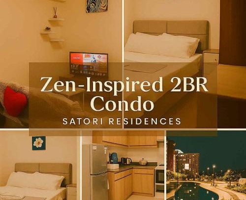 Santolan Apartment | Zen-Inspired 2 Bedroom Condo Satori Residences