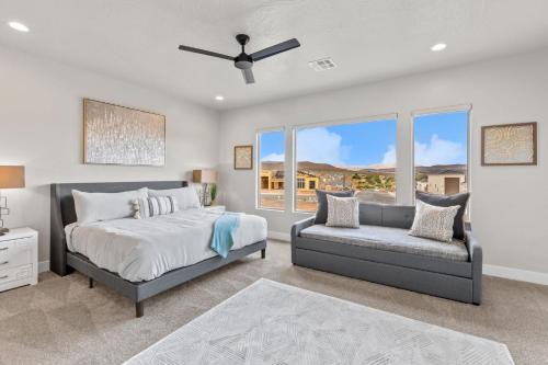 Hurricane House | Zion Getaway - Private Oasis w Pool Hot Tub & Game Room