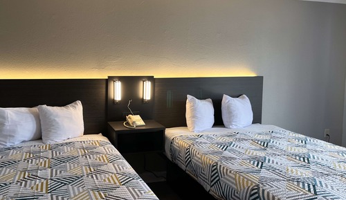 Standard Room, 2 Queen Beds, Non Smoking, Refrigerator & Microwave