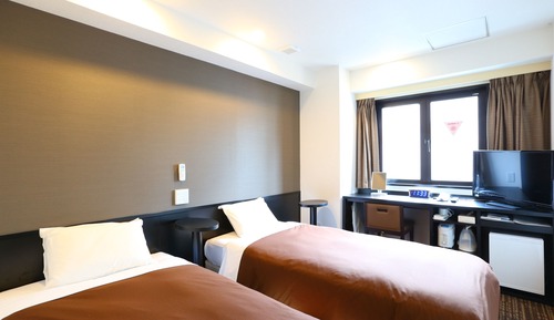 Twin Room, Non Smoking (Room Size 15m² / Bed Size 100cm x 2)