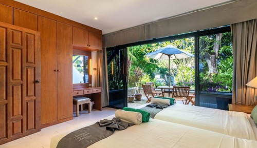 Deluxe Duplex, 2 Bedrooms, Garden View