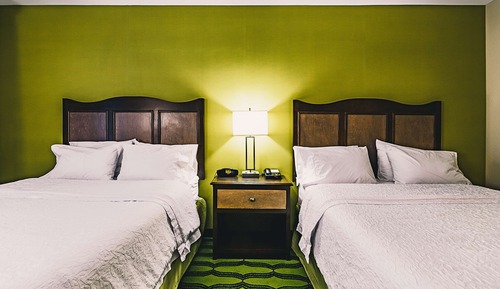 Room, 2 Queen Beds, Non Smoking, Refrigerator & Microwave