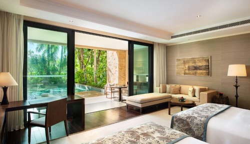 Standard Twin Room, 2 Twin Beds, Private Pool