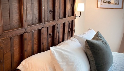 Comfort Room, 1 Queen Bed, Fireplace, Mountain View