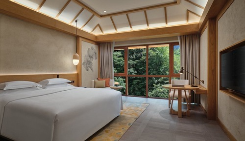 Standard Room, 1 King Bed, Business Lounge Access, Mountain View
