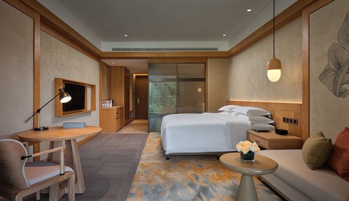 Standard Room, 1 King Bed, Business Lounge Access, Garden View