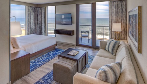 Room, 1 King Bed, Accessible, Oceanfront (Hearing)