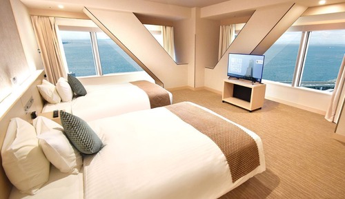 Deluxe corner twin Bay View triple room, Non-smoking